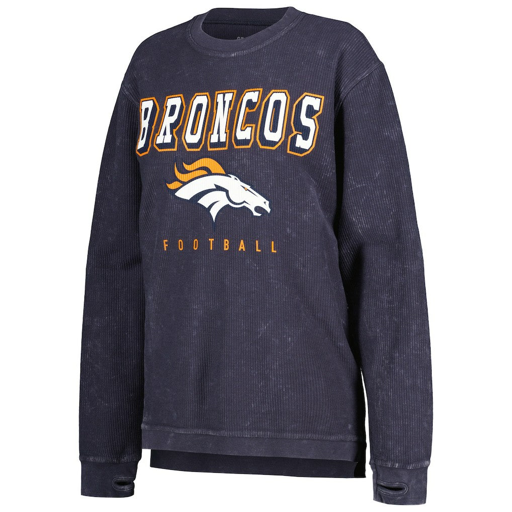 G-III 4Her by Carl Banks Women's Comfy Cord Pullover Sweatshirt - Denver Broncos Pullover