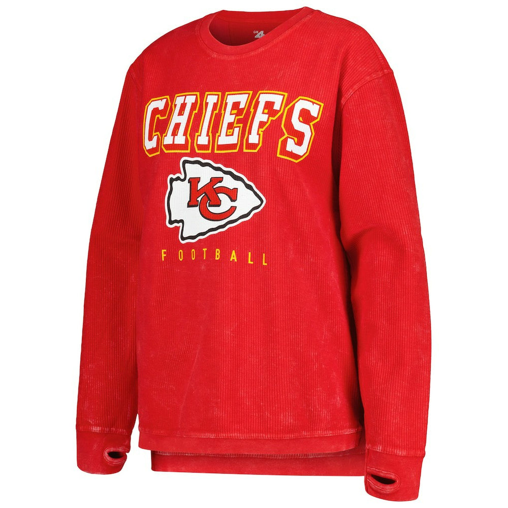 G-III 4Her by Carl Banks Women's Comfy Cord Pullover Sweatshirt - Kansas City Chiefs Pullover