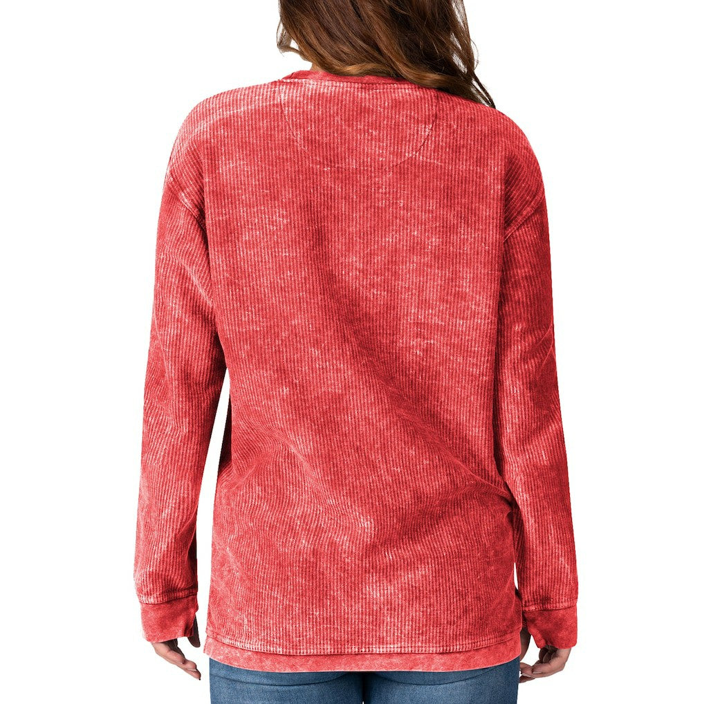 G-III 4Her by Carl Banks Women's Comfy Cord Pullover Sweatshirt - Kansas City Chiefs Pullover