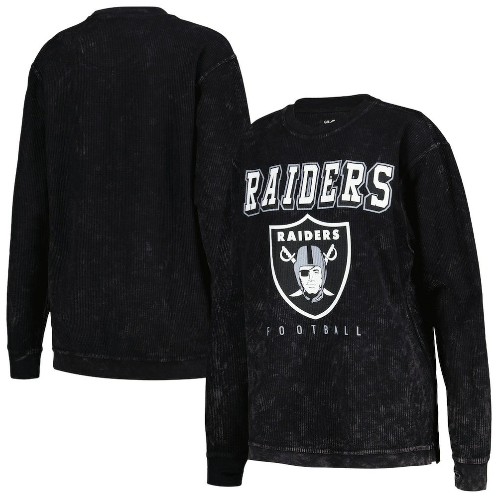 G-III 4Her by Carl Banks Women's Comfy Cord Pullover Sweatshirt - Las Vegas Raiders Pullover