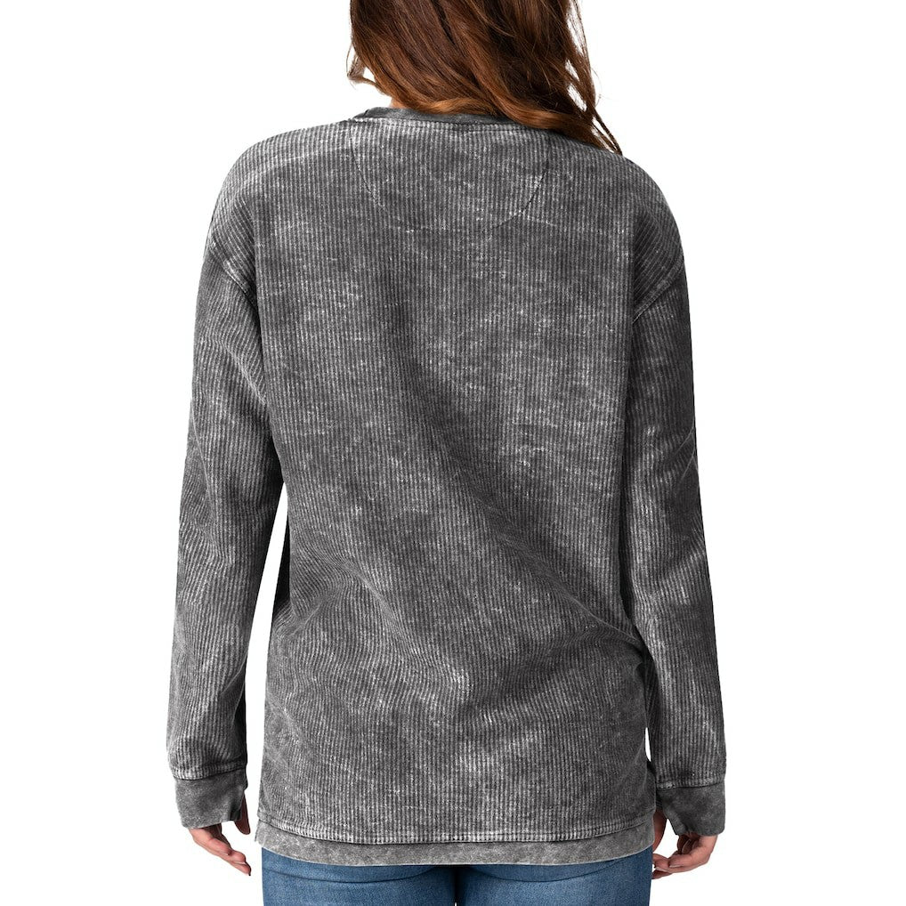 G-III 4Her by Carl Banks Women's Comfy Cord Pullover Sweatshirt - Las Vegas Raiders Pullover
