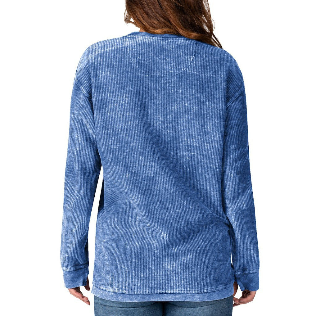 G-III 4Her by Carl Banks Women's Comfy Cord Pullover Sweatshirt - Los Angeles Rams Pullover