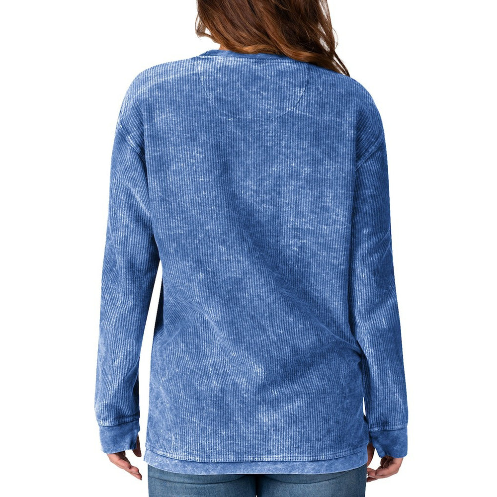 G-III 4Her by Carl Banks Women's Comfy Cord Pullover Sweatshirt - Los Angeles Rams Pullover