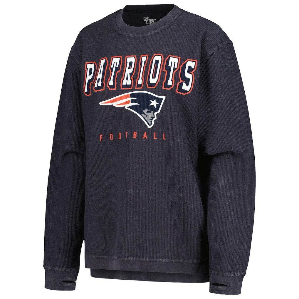 G-III 4Her by Carl Banks Women's Comfy Cord Pullover Sweatshirt - New England Patriots Pullover