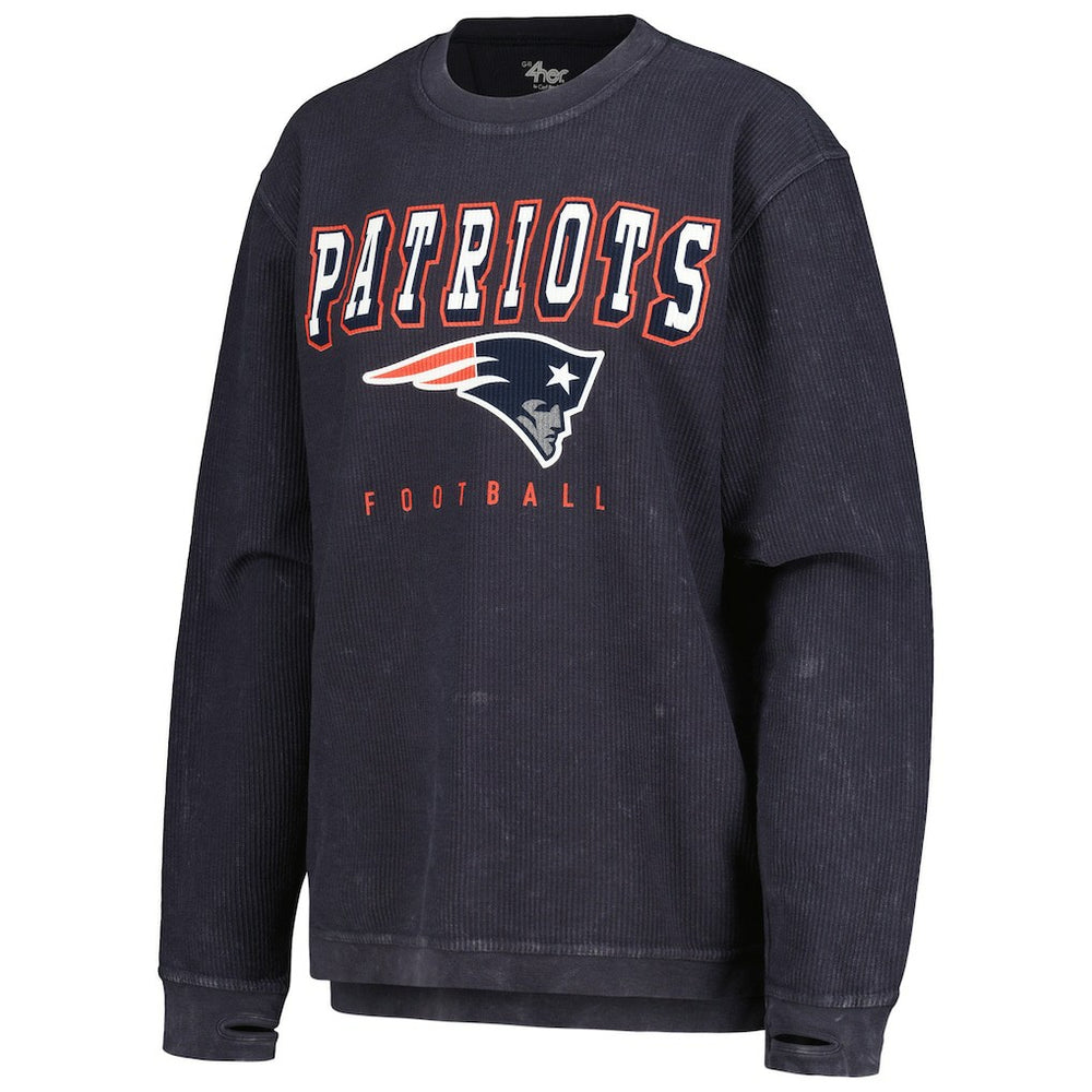 G-III 4Her by Carl Banks Women's Comfy Cord Pullover Sweatshirt - New England Patriots Pullover