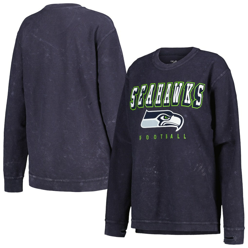 G-III 4Her by Carl Banks Women's Comfy Cord Pullover Sweatshirt - Seattle Seahawks Pullover