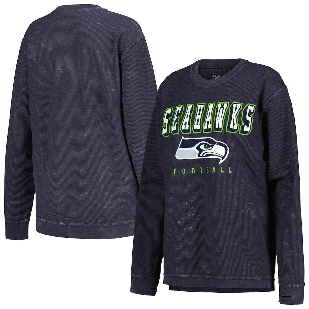 G-III 4Her by Carl Banks Women's Comfy Cord Pullover Sweatshirt - Seattle Seahawks Pullover