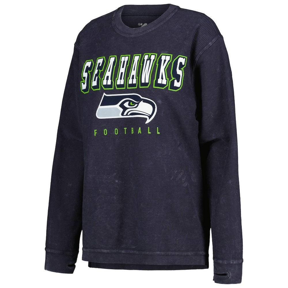 G-III 4Her by Carl Banks Women's Comfy Cord Pullover Sweatshirt - Seattle Seahawks Pullover