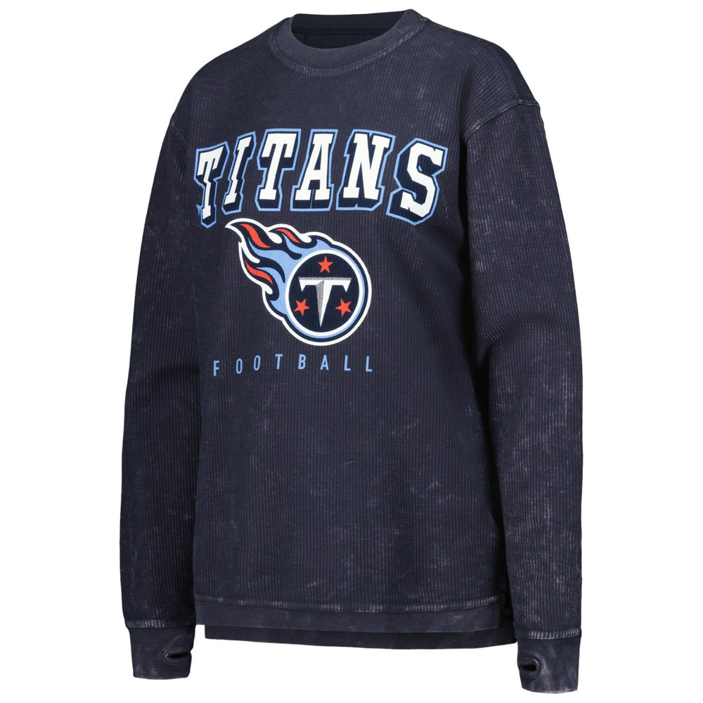 G-III 4Her by Carl Banks Women's Comfy Cord Pullover Sweatshirt - Tennessee Titans Pullover