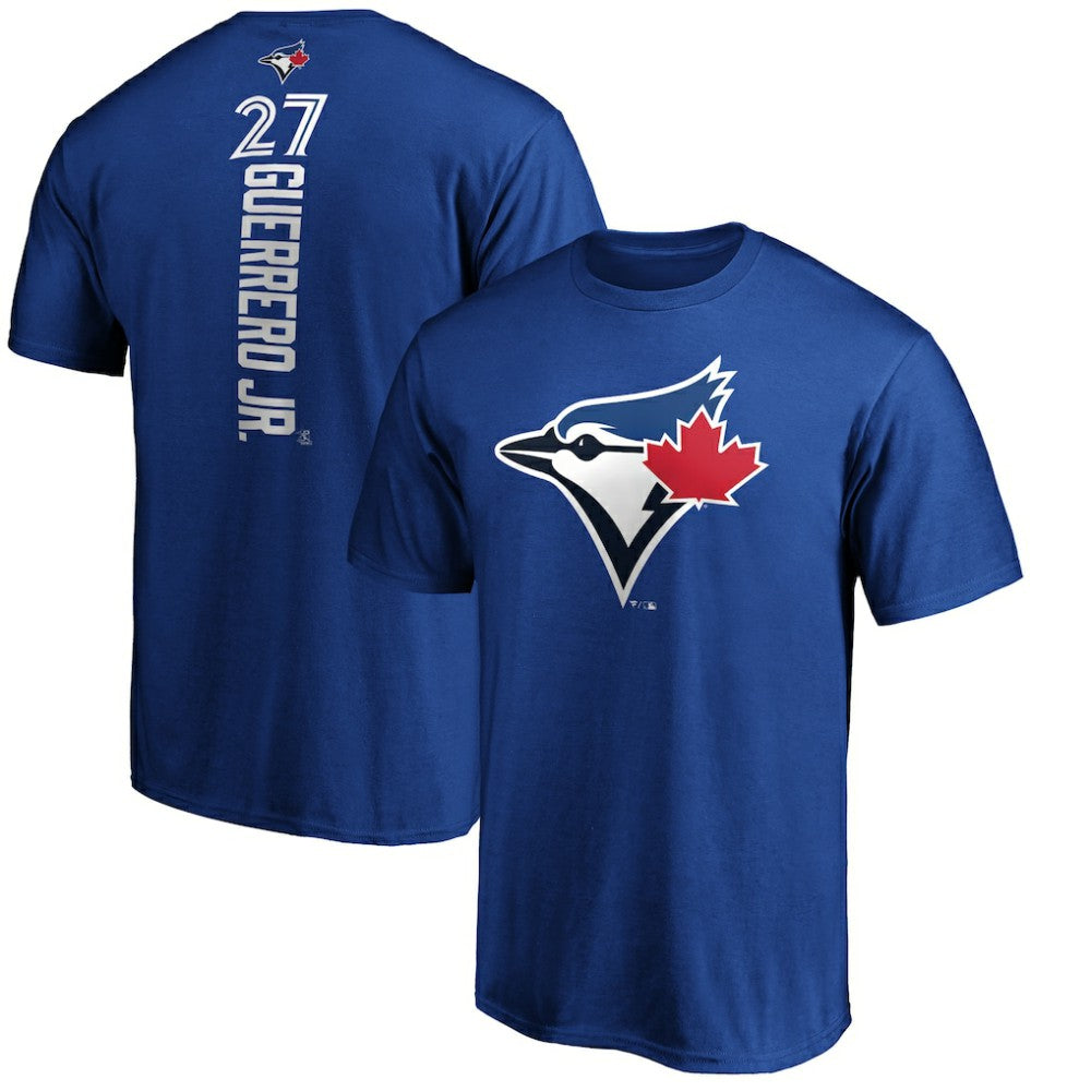Royal Vladimir Guerrero Jr. Toronto Blue Jays Playmaker Name & Number T-Shirt