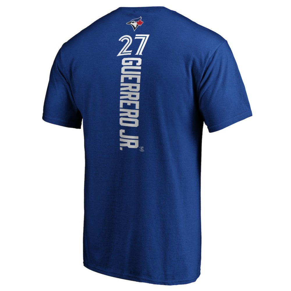 Royal Vladimir Guerrero Jr. Toronto Blue Jays Playmaker Name & Number T-Shirt