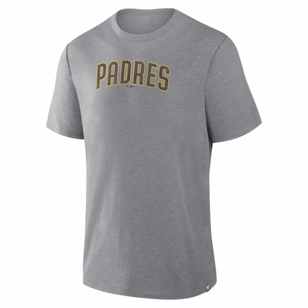 Heather Gray San Diego Padres Fanatics Play Tribute Tri-Blend T-Shirt