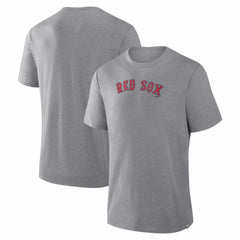 Heather Gray Boston Red Sox Fanatics Play Tribute Tri-Blend T-Shirt