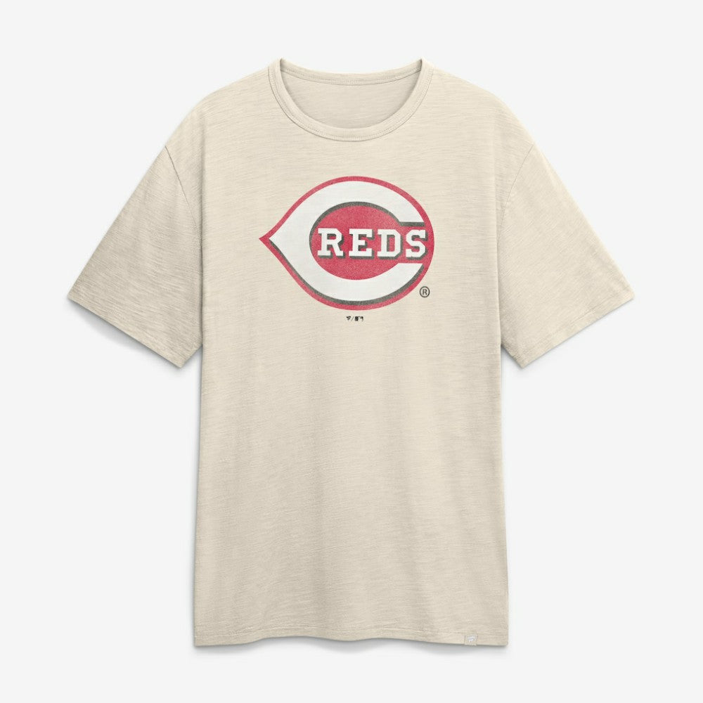 Tan Cincinnati Reds Fanatics Stadium Slub T-Shirt
