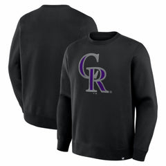 Black Colorado Rockies Fanatics Legacy Sweatshirt