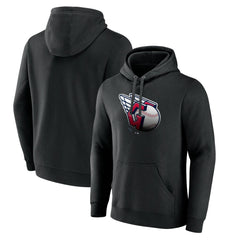 Black Cleveland Guardians Midnight Mascot Pullover Hoodie