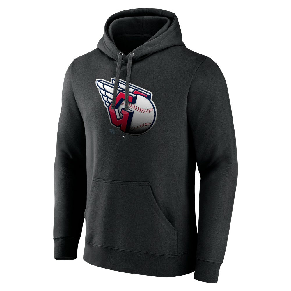 Black Cleveland Guardians Midnight Mascot Pullover Hoodie