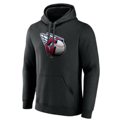 Black Cleveland Guardians Midnight Mascot Pullover Hoodie
