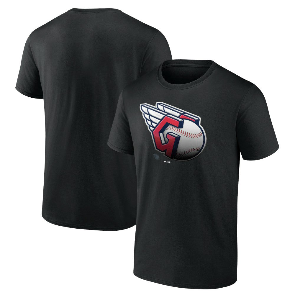 Black Cleveland Guardians Midnight Mascot T-Shirt