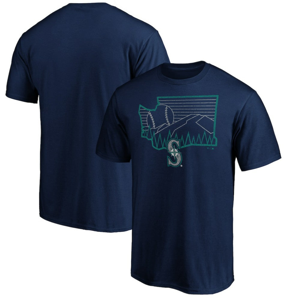 Navy Seattle Mariners Team Adrenaline T-Shirt