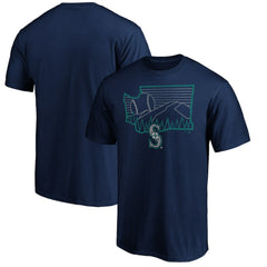 Navy Seattle Mariners Team Adrenaline T-Shirt