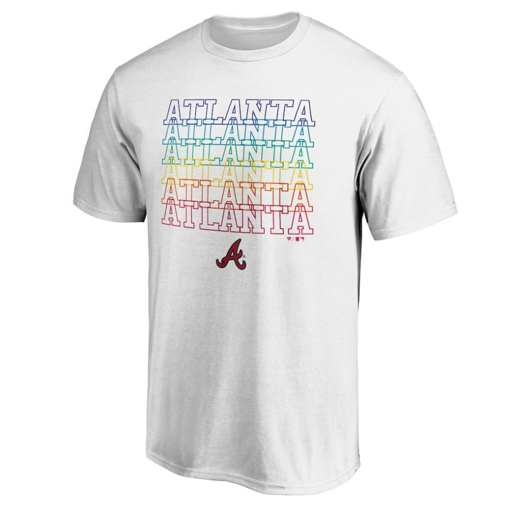 White Atlanta Braves City Pride T-Shirt