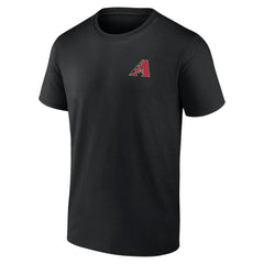 Black Arizona Diamondbacks Number One Dad T-Shirt