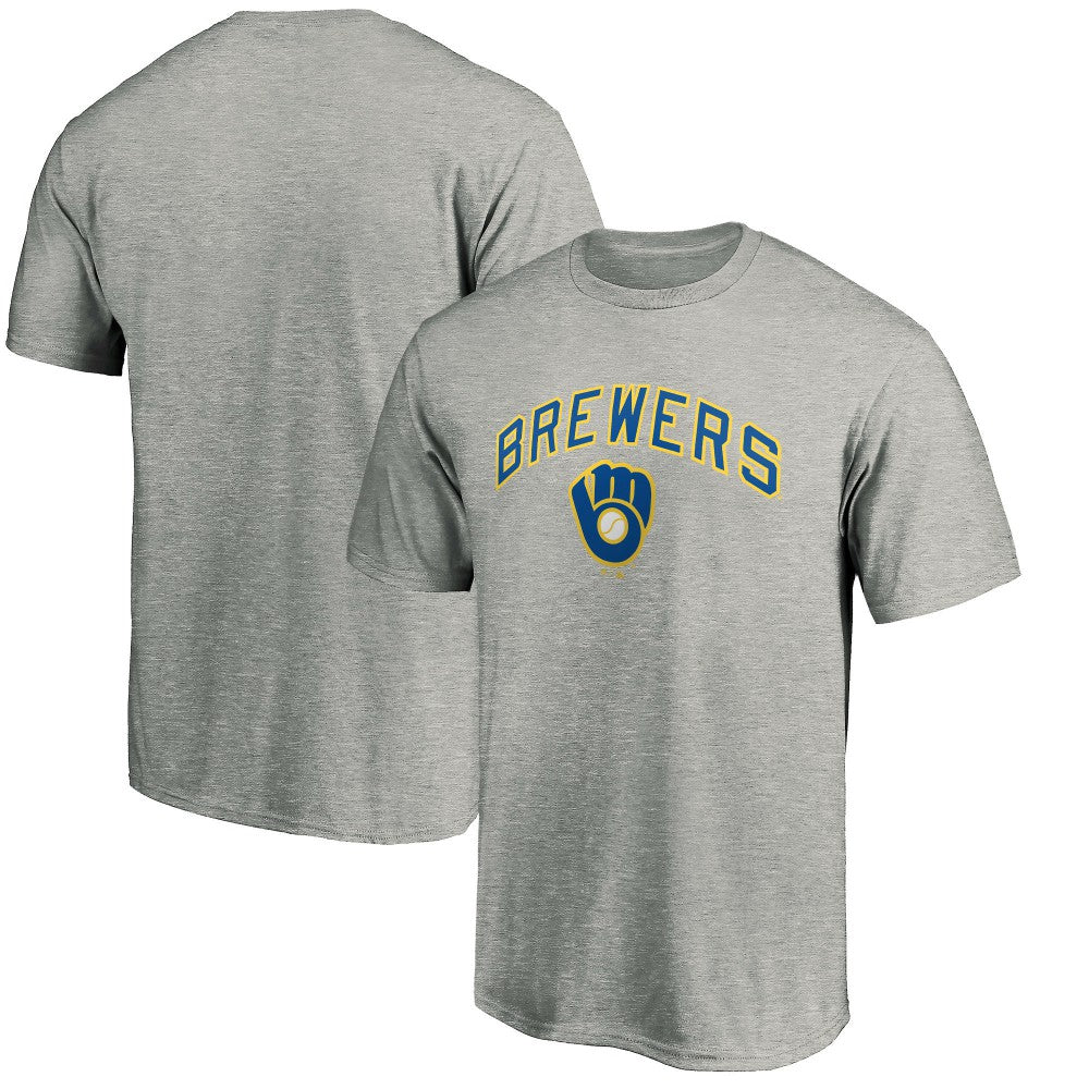 Heather Gray Milwaukee Brewers Cooperstown Collection Wahconah T-Shirt