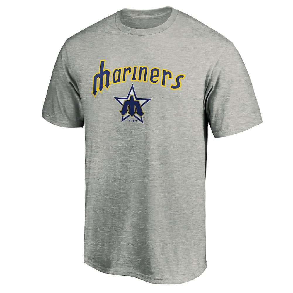 Heather Gray Seattle Mariners Cooperstown Collection Wahconah T-Shirt