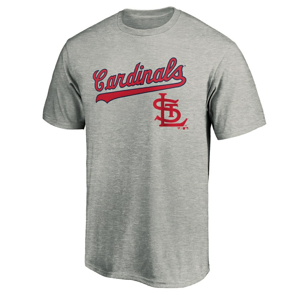 Heather Gray St. Louis Cardinals Cooperstown Collection Wahconah T-Shirt