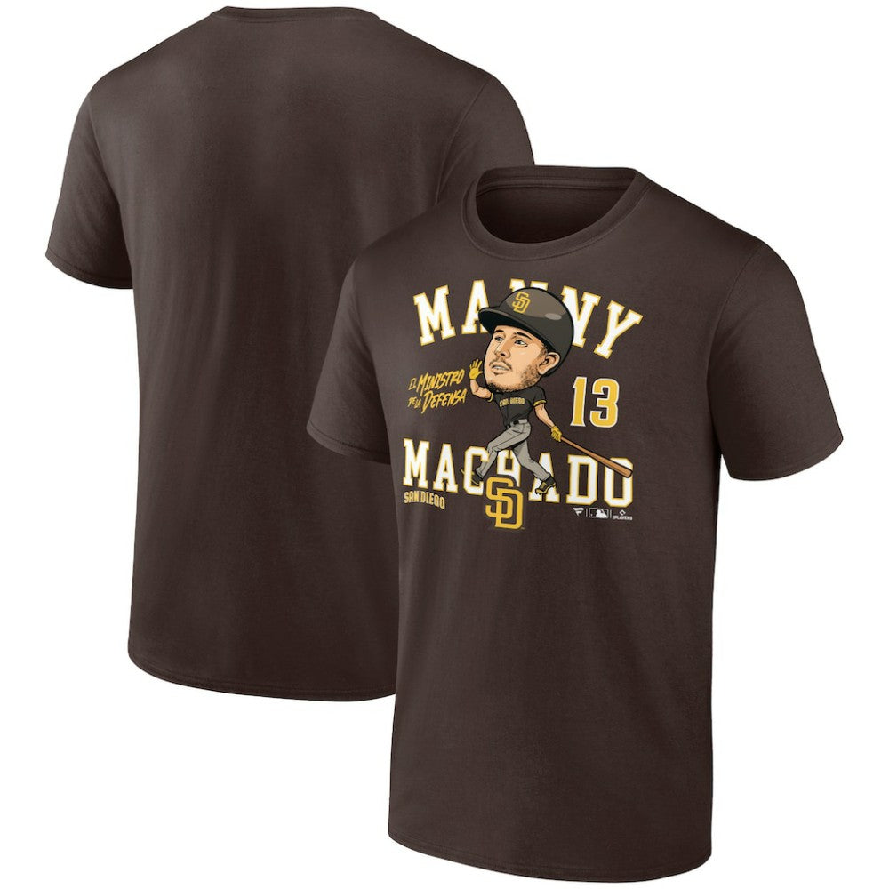 Brown Manny Machado San Diego Padres Caricature T-Shirt
