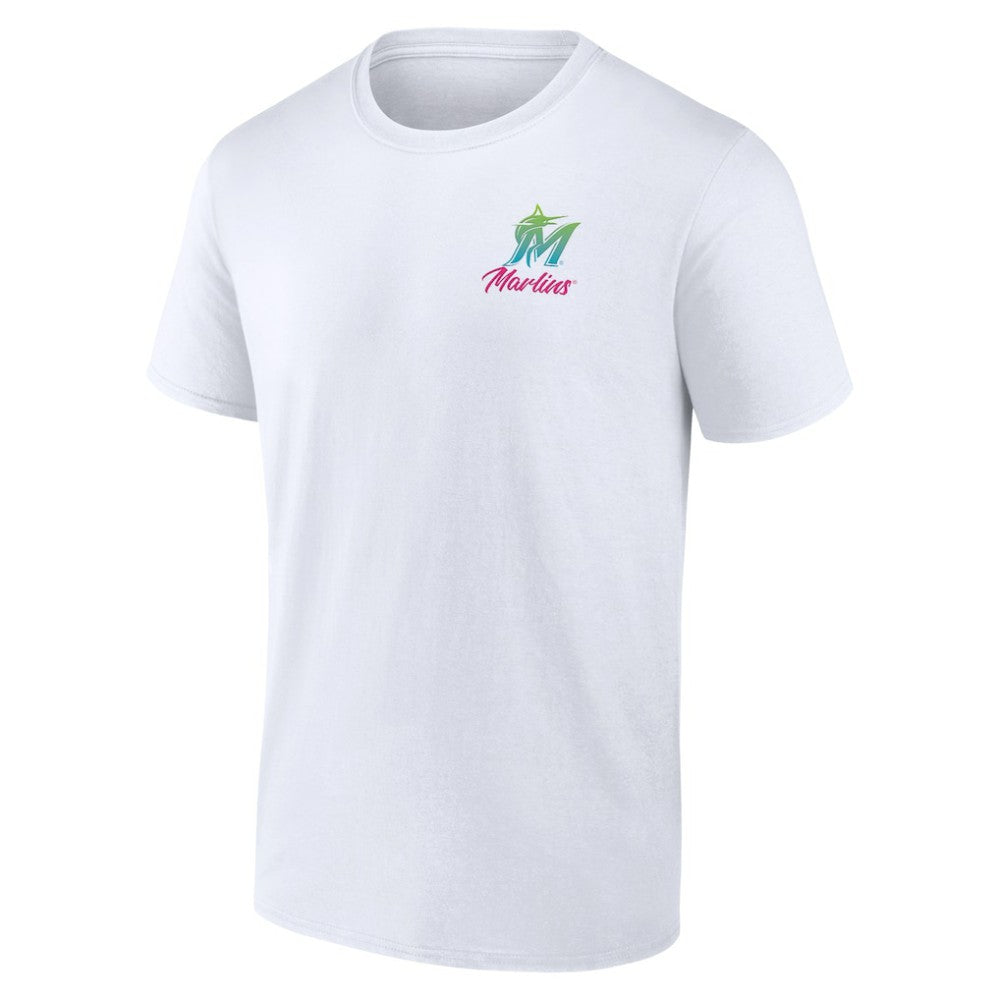 White Miami Marlins Spring Break T-Shirt