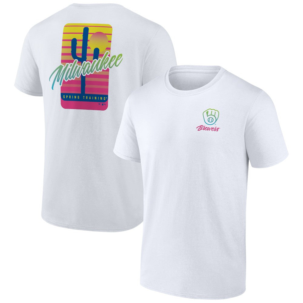 White Milwaukee Brewers Spring Break T-Shirt