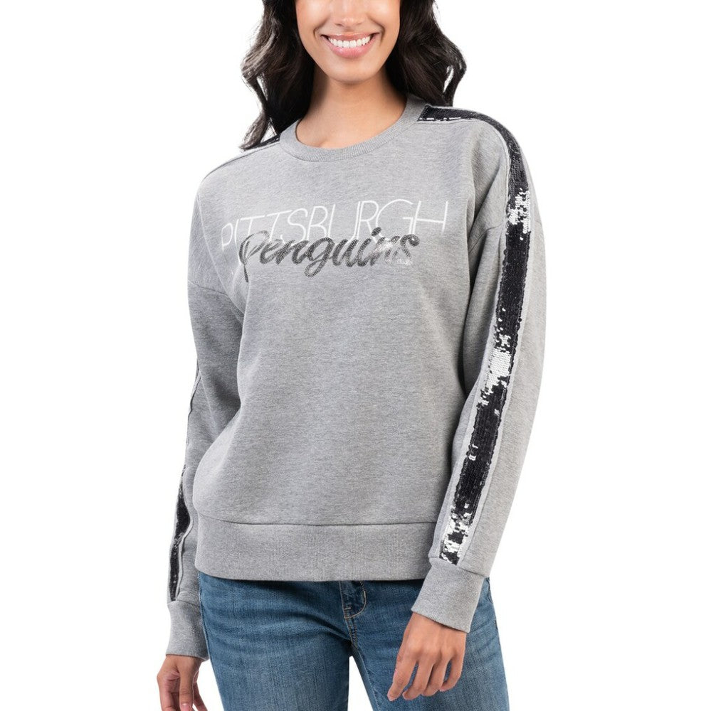 NHL Pittsburgh Penguins G-III 4Her by Carl Banks Women's Penalty Box Pullover Sweatshirt