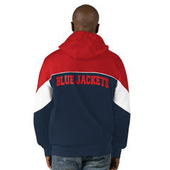 NHL Columbus Blue Jackets Starter Power Forward Full-Zip Hoodie
