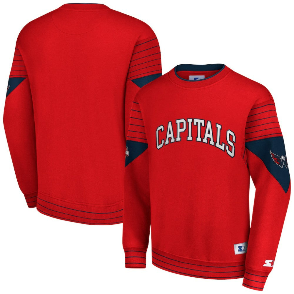 NHL Washington Capitals Starter Faceoff Pullover Sweatshirt