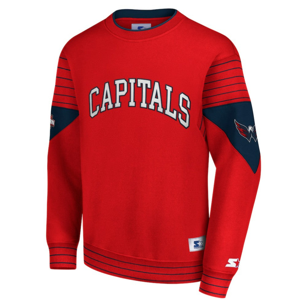 NHL Washington Capitals Starter Faceoff Pullover Sweatshirt