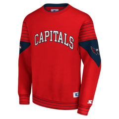 NHL Washington Capitals Starter Faceoff Pullover Sweatshirt