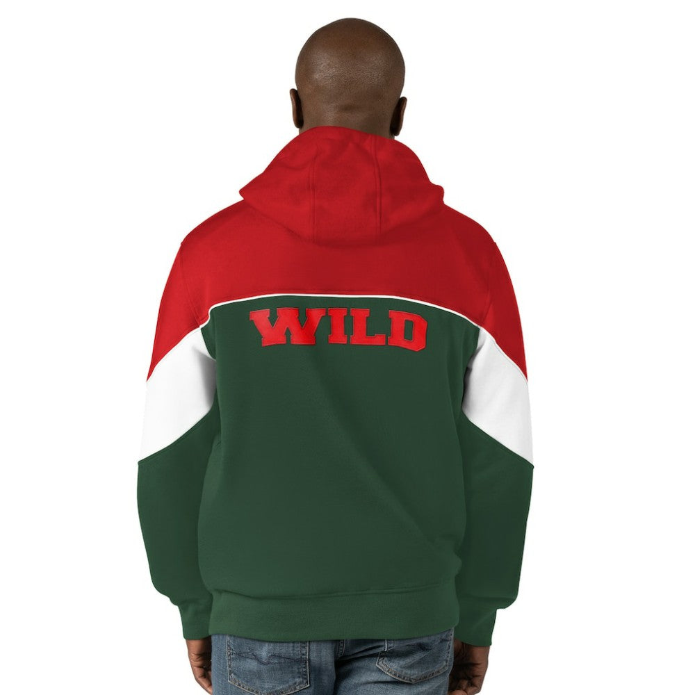 NHL Minnesota Wild Starter Power Forward Full-Zip Hoodie