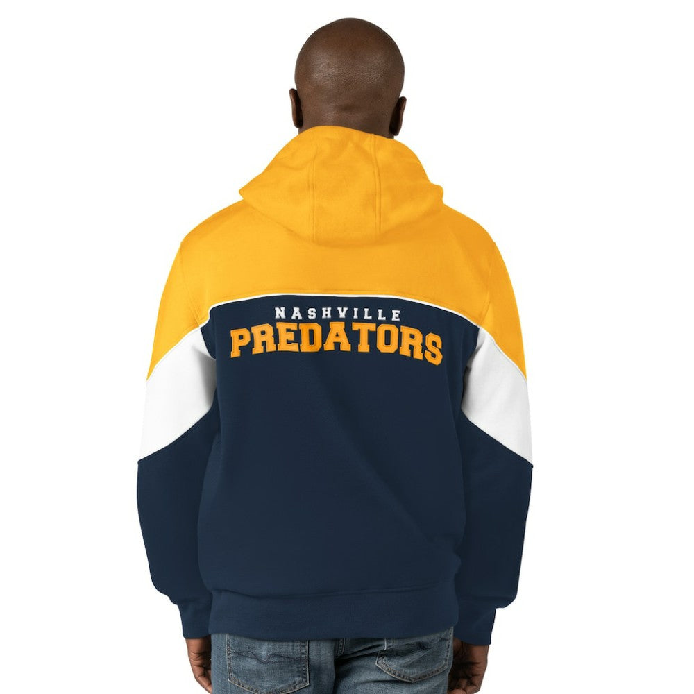 NHL Nashville Predators Starter Power Forward Full-Zip Hoodie