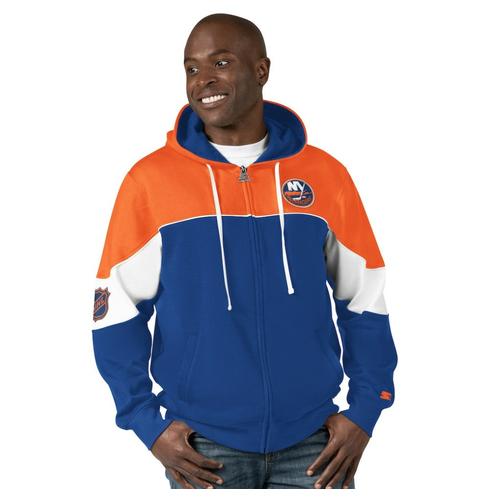 NHL New York Islanders Starter Power Forward Full-Zip Hoodie