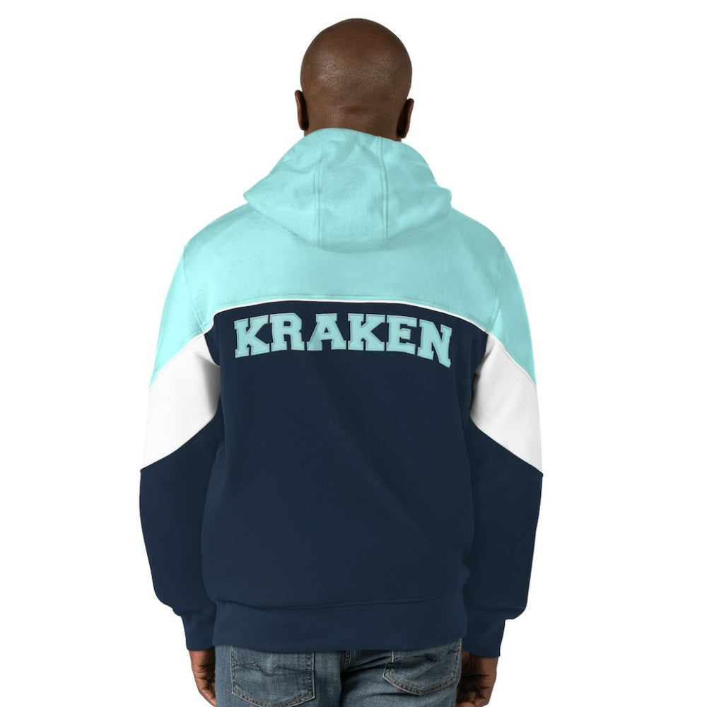 NHL Seattle Kraken Starter Power Forward Full-Zip Hoodie