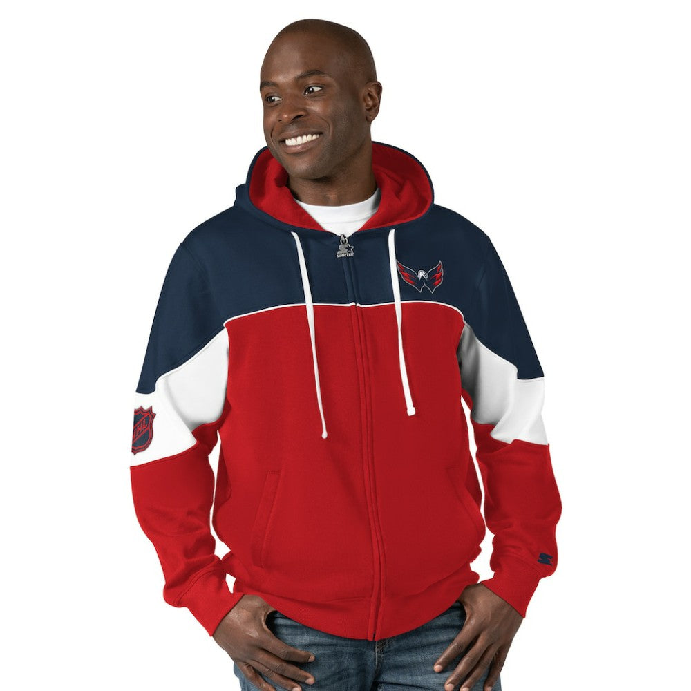 NHL Washington Capitals Starter Power Forward Full-Zip Hoodie