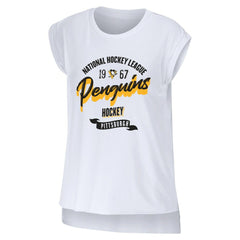 NHL Pittsburgh Penguins WEAR by Erin Andrews Women's Domestic Tank Top