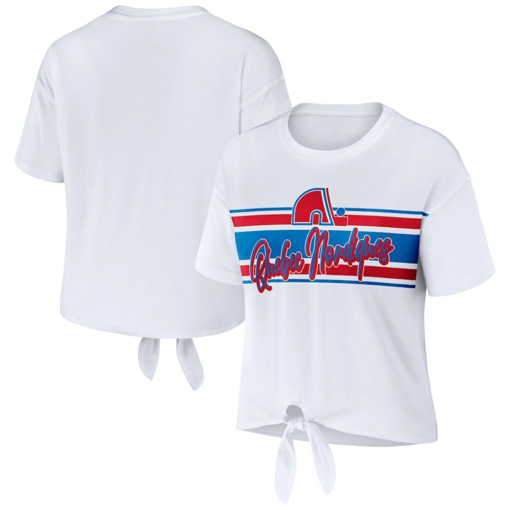 NHL Colorado Avalanche WEAR by Erin Andrews Women's Front Knot T-Shirt