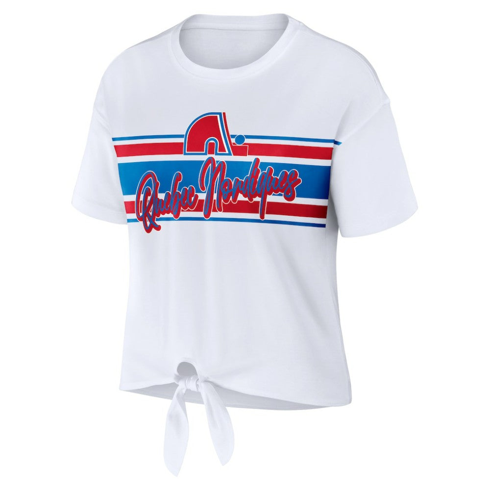 NHL Colorado Avalanche WEAR by Erin Andrews Women's Front Knot T-Shirt