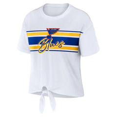 NHL St. Louis Blues WEAR by Erin Andrews Women's Front Knot T-Shirt