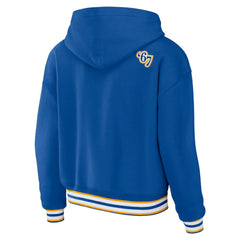 NHL St. Louis Blues WEAR by Erin Andrews Women's Lace-Up Pullover Hoodie