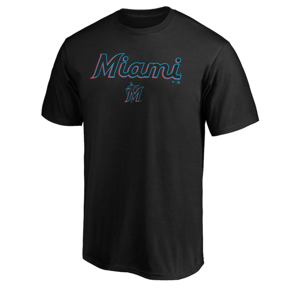 Black Miami Marlins Series Sweep T-Shirt