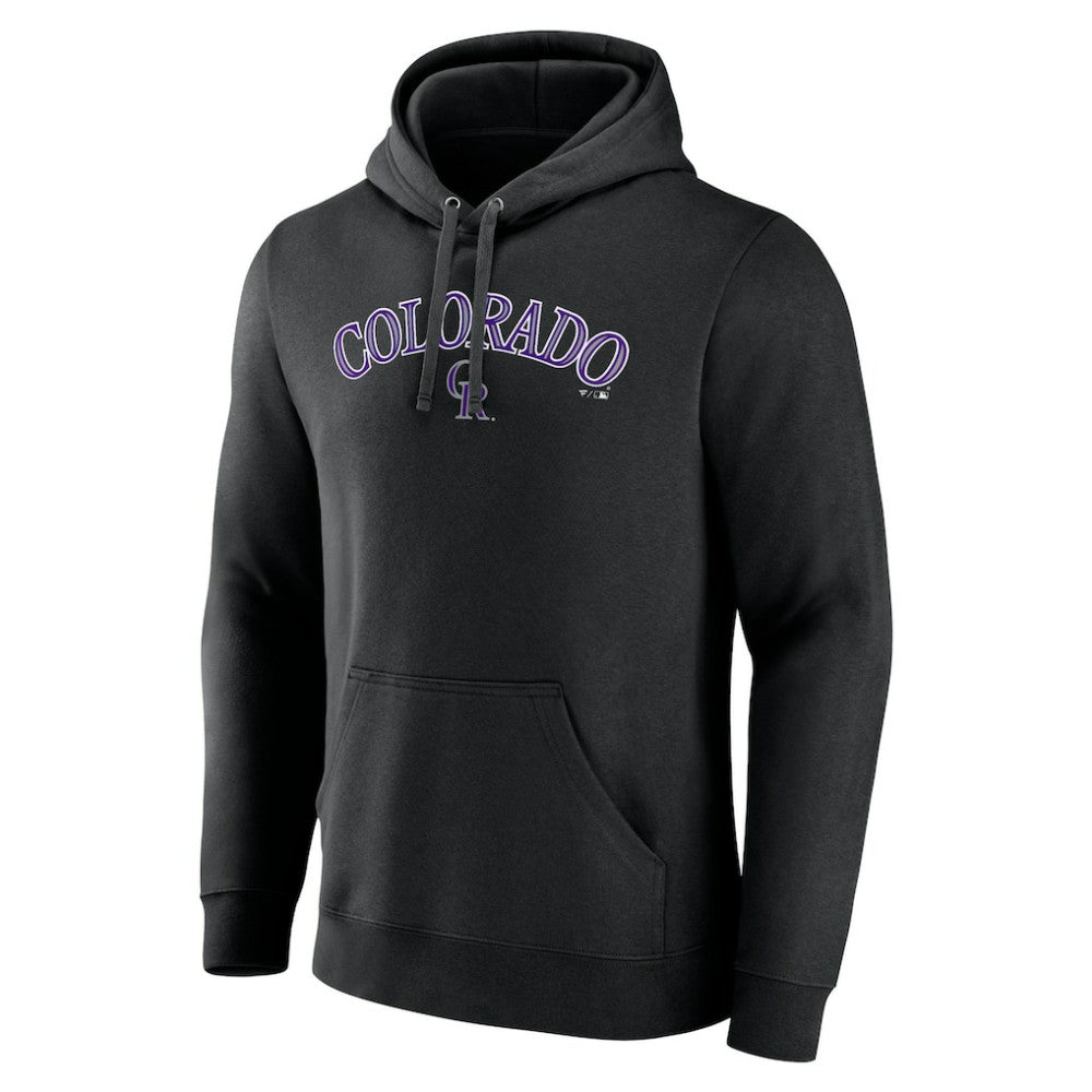 Black Colorado Rockies Series Sweep Pullover Hoodie